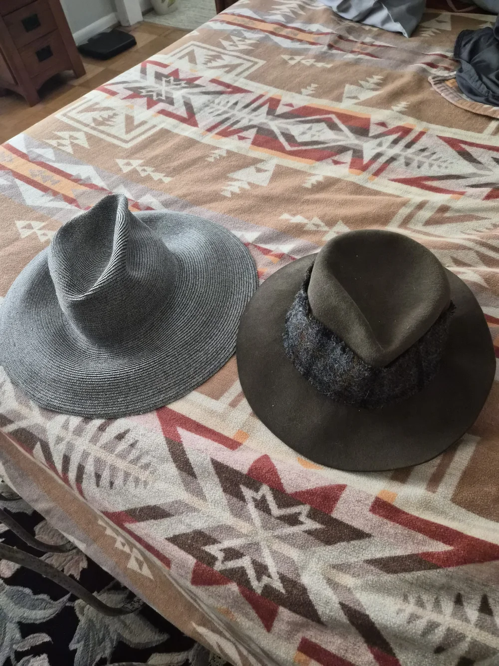 2-Piece Designer Hat Bundle: Albertus Swanepoel NY Fedoras